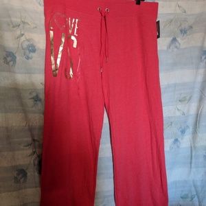 VS fleece sweat pants